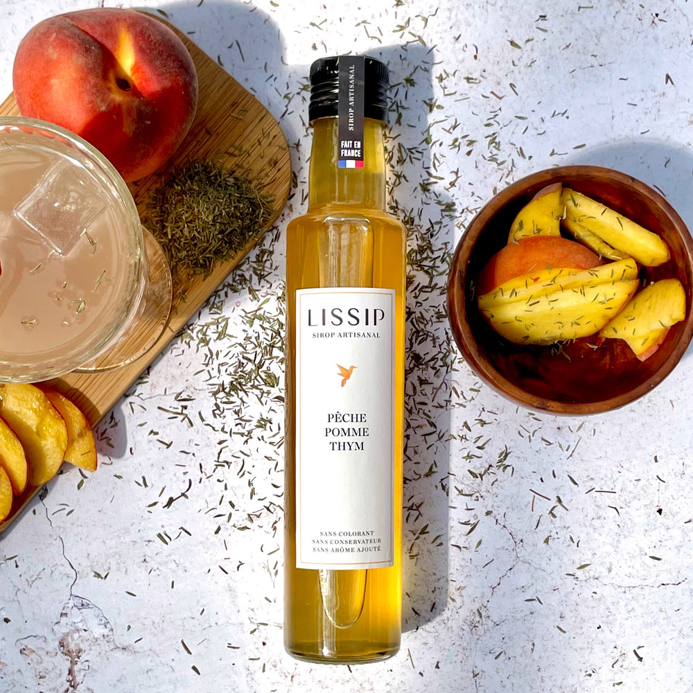 
                  
                    Sirop Pêche | Pomme | Thym - 25cl
                  
                