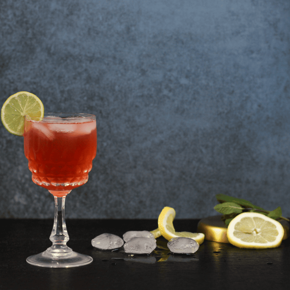 photo cocktail romance effect fraise menthe citron
