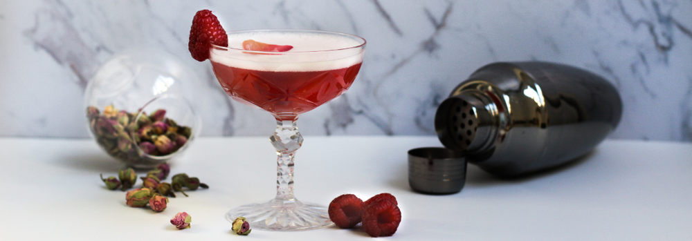photo cocktail rose berry framboise